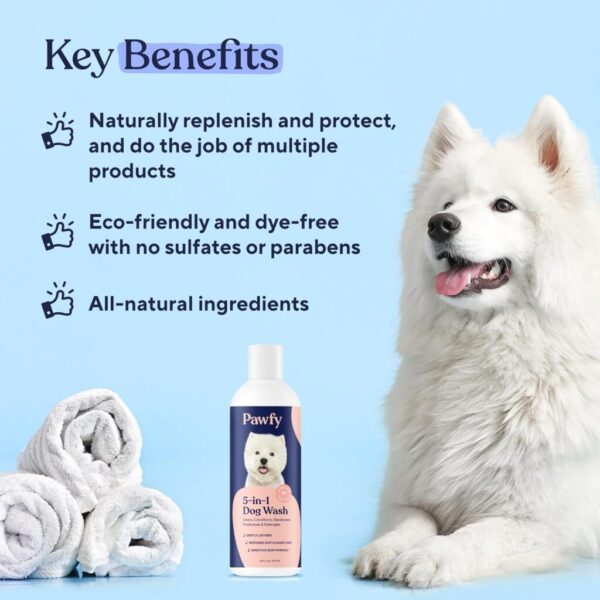 5-in-1 Dog Shampoo & Conditioner with Oatmeal & Aloe. - Image 2