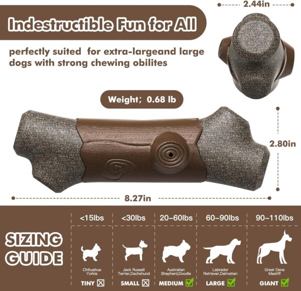 Indestructible Squeaky Dog Toy for Aggressive Chewers. - Image 2