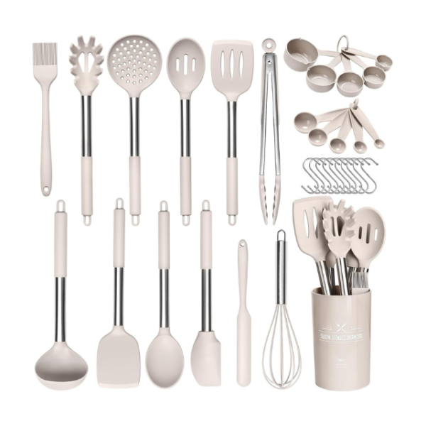 Silicone Kitchen Utensils Set.