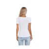 Women's Summer Short Sleeve Square Neck Ribbed Slim Fit Casual T-Shirt. - Image 3