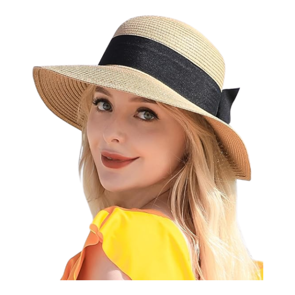 Women's Straw Beach Sun Hat