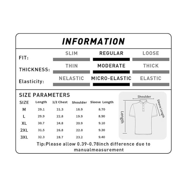 Men's Short Sleeve Moisture-Wicking Polo Shirt for Golf and Tennis. - Image 5