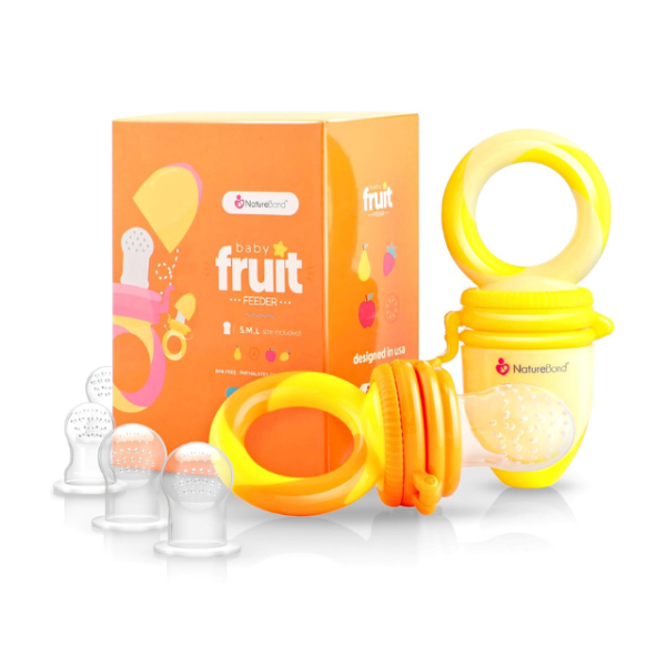 Baby Food Feeder & Fruit Feeder Pacifier Nibbler (2 Pack)