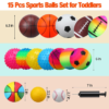15-Piece Toddler Sports Balls Set. - Image 5